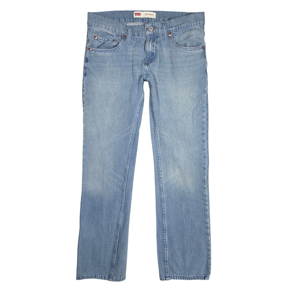 Levis 511 Slim Jeans Women Size 18 Regular Light Wash Denim Western Casual Basic